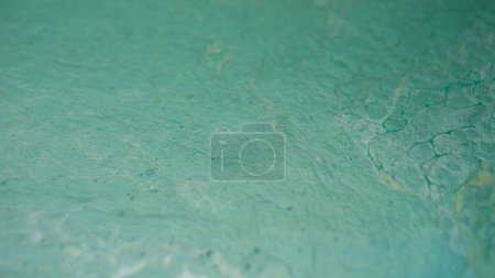 Photo for Beautiful fluid art natural luxury painting. Marbleized effect. Ancient oriental drawing technique. Teal, green, blue and turquoise colors. Abstract decorative marble texture. - Royalty Free Image