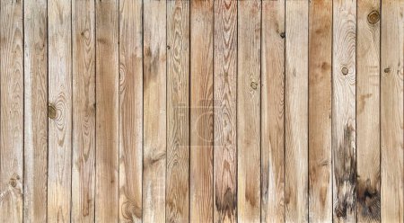 Foto de Tablón de madera de pino viejo o tablero de piso. Textura de madera. Plantilla o maqueta - Imagen libre de derechos