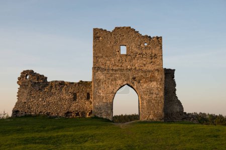 Vue du château de Kremenets sur Bona Hill, Ukraine