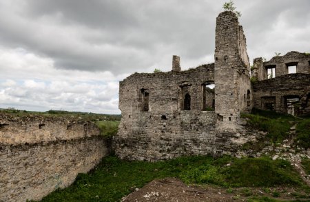 Photo for View of the Skala-Podilska castle ruins, Ukraine - Royalty Free Image