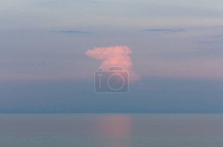 Photo for Black sea during sunset in summer near Odesa, Ukraine - Royalty Free Image