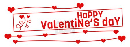 Téléchargez les photos : Happy Valentines texte écrit sur fond romantique rouge. - en image libre de droit