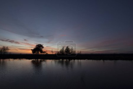 Sunset in the Dwingelderveld, Netherland