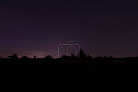 Sternenhimmel über dem Dwingelderveld, Niederlande