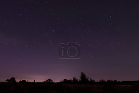 Sternenhimmel über dem Dwingelderveld, Niederlande