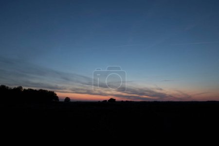 Téléchargez les photos : Ciel nocturne au-dessus du Dwingelderveld, Pays-Bas - en image libre de droit
