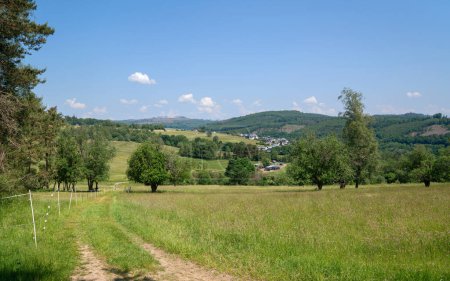 Foto de Paisaje panorámico de las montañas del sur de Rothaar, Siegen-Wittgenstein, Hesse, Alemania - Imagen libre de derechos