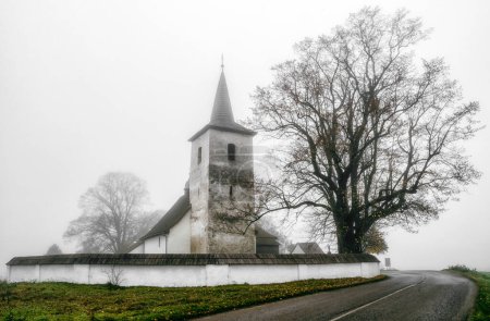 Photo for Old gothic church in Ludrova village near Ruzomberok, Slovakia - Royalty Free Image
