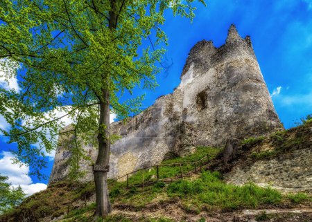 Téléchargez les photos : Ruines du château de Blatnica en Slovaquie. - en image libre de droit