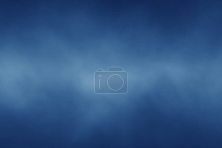Photo for Realistic fog, blurred blue white light copy space illustration background. - Royalty Free Image