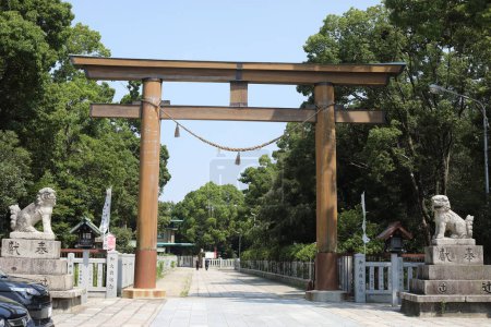 Photo for Otori Taisha Shrine in Osaka, most important provincial shrine of Japan - Royalty Free Image