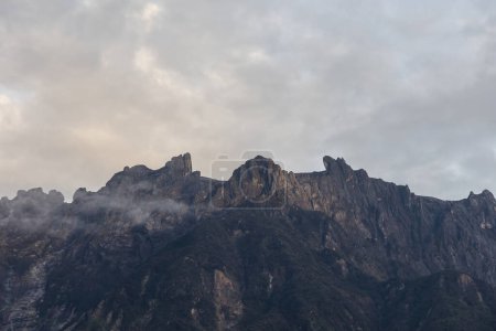 Photo for Extreme Close-up image of beautiful Mount Kinabalu, Sabah, Borneo - Royalty Free Image