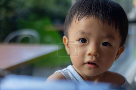 Foto de Primer plano Retrato de un niño chino asiático - Imagen libre de derechos