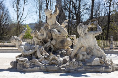 Photo for TORINO (TURIN), ITALY, MARCH 25, 2023 - Fountain of the Nereids and the Tritons in Torino, Italy - Royalty Free Image