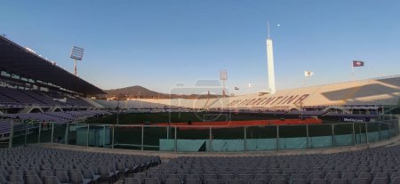 Photo for FLORENCE, ITALY, MARCH 4, 2023 - View of Artemio Franchi Stadium of Firenze (Florence), home stadium of ACF Fiorentina football team of Italian Serie A, Italy - Royalty Free Image