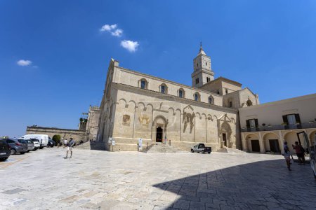 Photo for MATERA, ITALY, JULY 18, 2022 - The Cathedral of Matera in the historic center of the town, Italy - Royalty Free Image