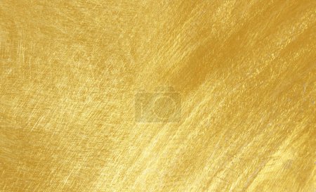 Photo for Golden brass metal plate background texture pattern - Royalty Free Image
