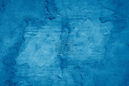 Photo for Beautiful abstract grunge dark blue decor wall texture banner background with space for text - Royalty Free Image