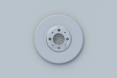 Photo for Brake disks. Top view. 3d render - Royalty Free Image