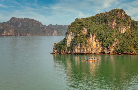 Photo for View of some of the 1,600 limestone island, that looks like something right out of a movie. UNESCO World Heritage Site since 1994 features a wide range of biodiversity. - Royalty Free Image