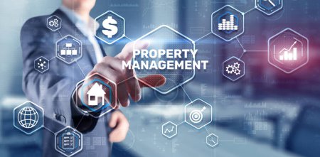 Photo for Property management. Maintenance and oversight of real estate and physical property. - Royalty Free Image
