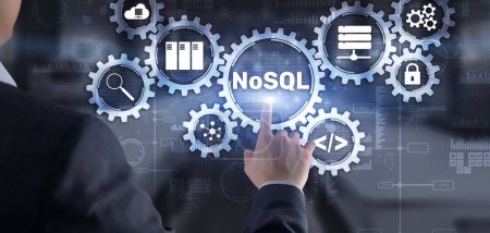 Foto de Principios de NoSQL para implementar mecanismos de gestión de bases de datos. - Imagen libre de derechos