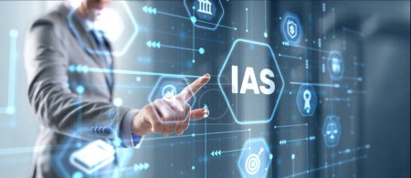 Téléchargez les photos : IAS International Accounting Standards. Financial statements. - en image libre de droit