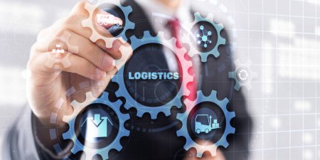Photo for Global logistics network concept. Delivery Planning. - Royalty Free Image