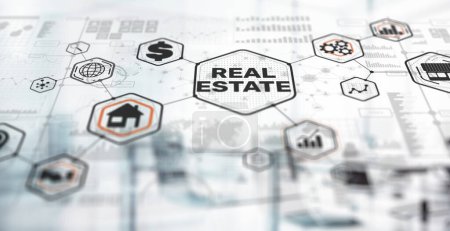Photo for Real estate house and car rent listing contract. - Royalty Free Image