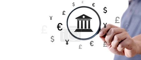 Geldtransfers aus verschiedenen internationalen Währungen und Geldwechsel. Online-Banking und Interbankenzahlungen.