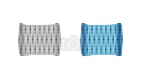 Illustration for The best Kitchen scrubbing sponges, simple color flat icon, isolated on white background. Vector illustration in trendy style. Editable graphic resources for many purposes. - Royalty Free Image