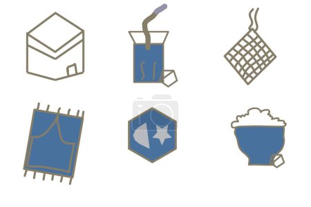 some icon sets related to Ramadan 