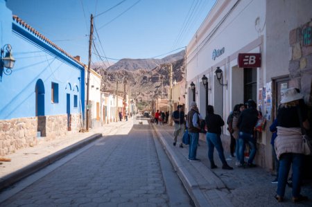 Photo for Tilcara, Argentina: 2023 June 8: Streets of the city of Tilcara in the province of Jujuy in Argentina. - Royalty Free Image