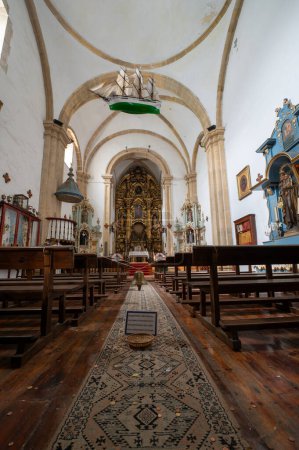 Foto de Basílica de Santo Cristo de Bonanza en la ciudad pesquera y turística de Pasaia en la provincia de Guipúzcoa en marzo de 2024. - Imagen libre de derechos