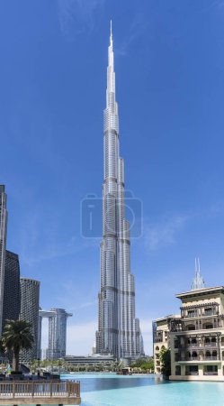 Téléchargez les photos : Burj Khalifa in Dubai. The tallest architectural skyscraper in the UAE and the World. High quality photo - en image libre de droit