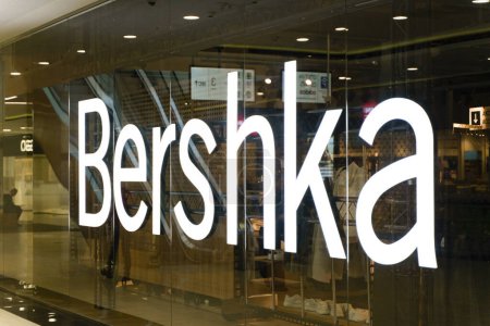 Photo for Warsaw, Poland - 17 March 2024: Bershka shop outlet store. Brand Bershka company . High quality illustration - Royalty Free Image