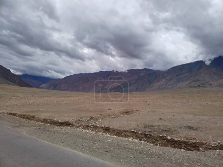 Photo for Ladakh, India - 14 July 2021 : Photo of Zanskar Valley in India, Himalayan Range - Royalty Free Image