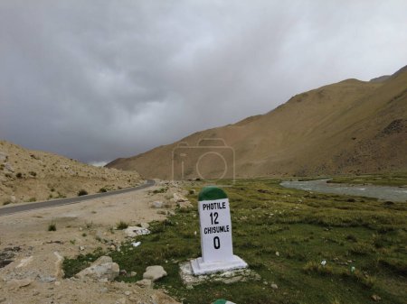 Photo for Ladakh, India - August 24th, 2022, Photo of High Mountain Pass in Ladakh, Highest Motorable Road in World. - Royalty Free Image