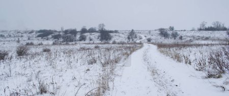 Foto de Estepa en invierno en el este de Ucrania - Imagen libre de derechos