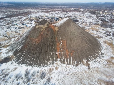 Foto de Montón de carbón en el este de Ucrania - Imagen libre de derechos