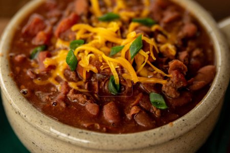 Photo for A bowl of bean chili - Royalty Free Image