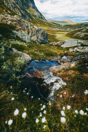 Foto de Paisaje de Noruega, Parque Nacional Jotunheimen, destino de viaje - Imagen libre de derechos