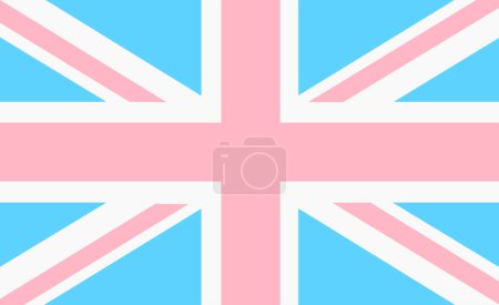 Photo for A Great Britain trans gender flag union jack - Royalty Free Image