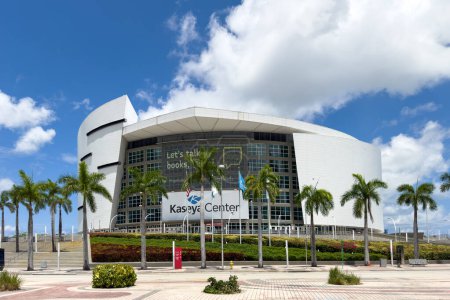 Photo for Miami, Florida - August 25th, 2023: American Airlines Arena Downtown Miami FTX Kaseya Center - Royalty Free Image