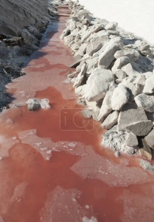 Téléchargez les photos : Lagune de sel, La Pampa, Argentine - en image libre de droit