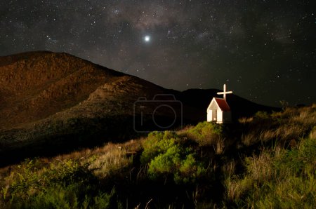 Lihue Calel Nationalpark, Nachtlandschaft, La Pampa, Argentinien