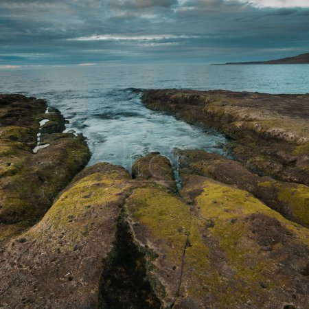 Photo for Coast landscape in Peninsula Valdes, Chubut Province, World Heritage Site, Patagonia Argentina - Royalty Free Image