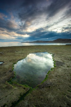Coast landscape in Peninsula Valdes, Chubut Province,  World Heritage Site, Patagonia Argentina
