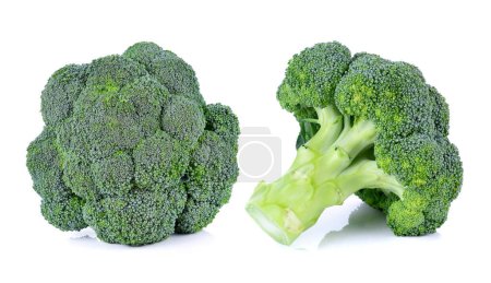Photo for Broccoli isolated on white background - Royalty Free Image
