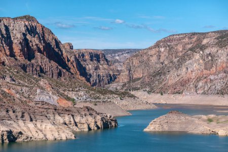Téléchargez les photos : Canyon de la rivière Atuel et réservoir Valle Grande près de la ville San Rafael, province de Mendoza, région de Cuyo, Argentine - en image libre de droit